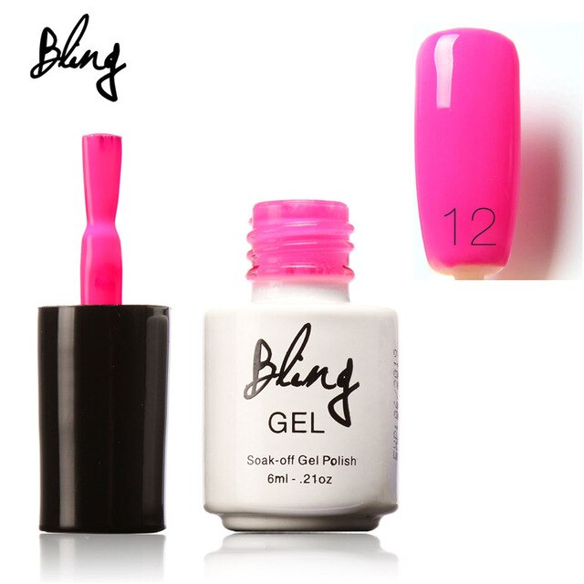 Original Focallure Bling Gel Polish LED UV Gel Nail Polish 80colors cosmetic Nail Gel Polish Perfect effect Gel Lacquer(1-30)