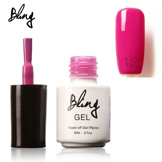 Original Focallure Bling Gel Polish LED UV Gel Nail Polish 80colors cosmetic Nail Gel Polish Perfect effect Gel Lacquer(1-30)