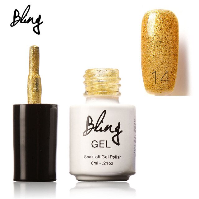 Original Focallure Bling Gel Polish LED UV Gel Nail Polish 80colors cosmetic Nail Gel Polish Perfect effect Gel Lacquer(1-30)