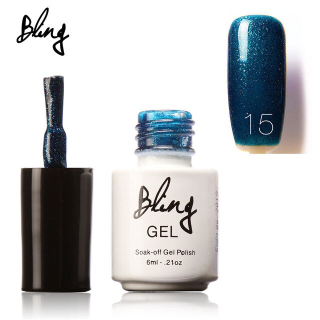 Original Focallure Bling Gel Polish LED UV Gel Nail Polish 80colors cosmetic Nail Gel Polish Perfect effect Gel Lacquer(1-30)