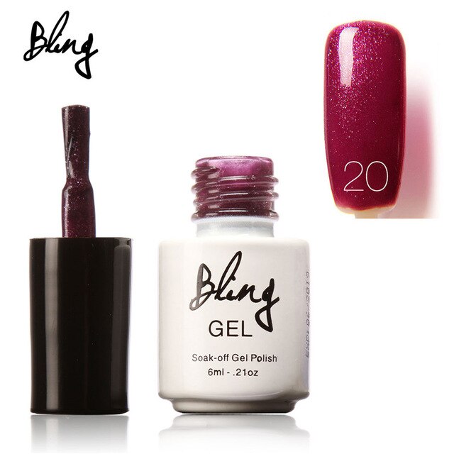 Original Focallure Bling Gel Polish LED UV Gel Nail Polish 80colors cosmetic Nail Gel Polish Perfect effect Gel Lacquer(1-30)