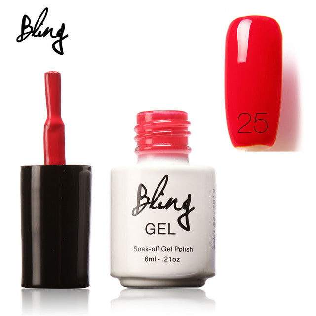 Original Focallure Bling Gel Polish LED UV Gel Nail Polish 80colors cosmetic Nail Gel Polish Perfect effect Gel Lacquer(1-30)