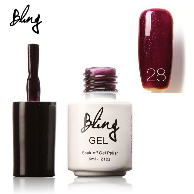 Original Focallure Bling Gel Polish LED UV Gel Nail Polish 80colors cosmetic Nail Gel Polish Perfect effect Gel Lacquer(1-30)