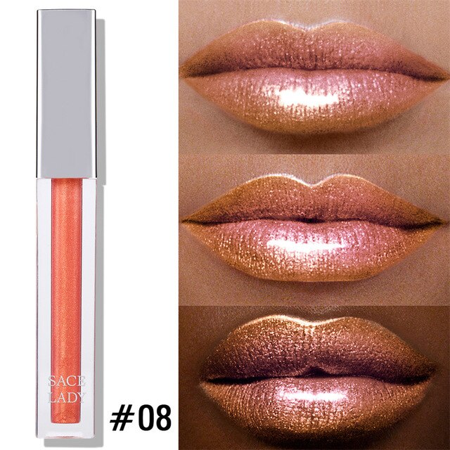 9 Color SACE LADY High Shine Lip Gloss Makeup Smooth Intense Glitter Lip Gloss Beauty Sexy Make Up Moisturizing Cosmetic TSLM1
