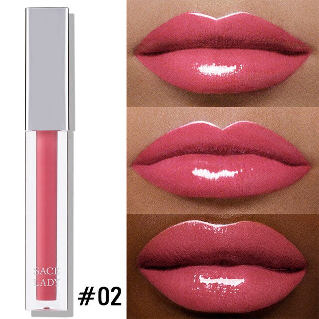 9 Color SACE LADY High Shine Lip Gloss Makeup Smooth Intense Glitter Lip Gloss Beauty Sexy Make Up Moisturizing Cosmetic TSLM1