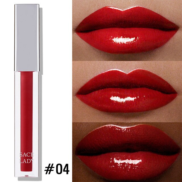 9 Color SACE LADY High Shine Lip Gloss Makeup Smooth Intense Glitter Lip Gloss Beauty Sexy Make Up Moisturizing Cosmetic TSLM1