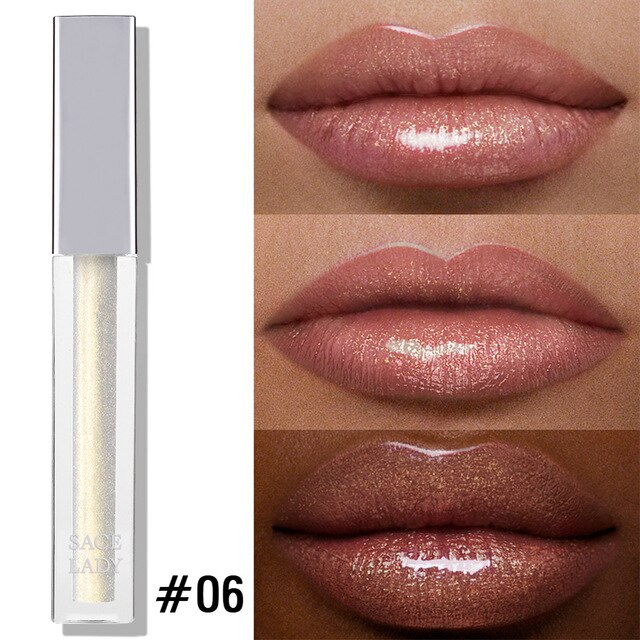 9 Color SACE LADY High Shine Lip Gloss Makeup Smooth Intense Glitter Lip Gloss Beauty Sexy Make Up Moisturizing Cosmetic TSLM1
