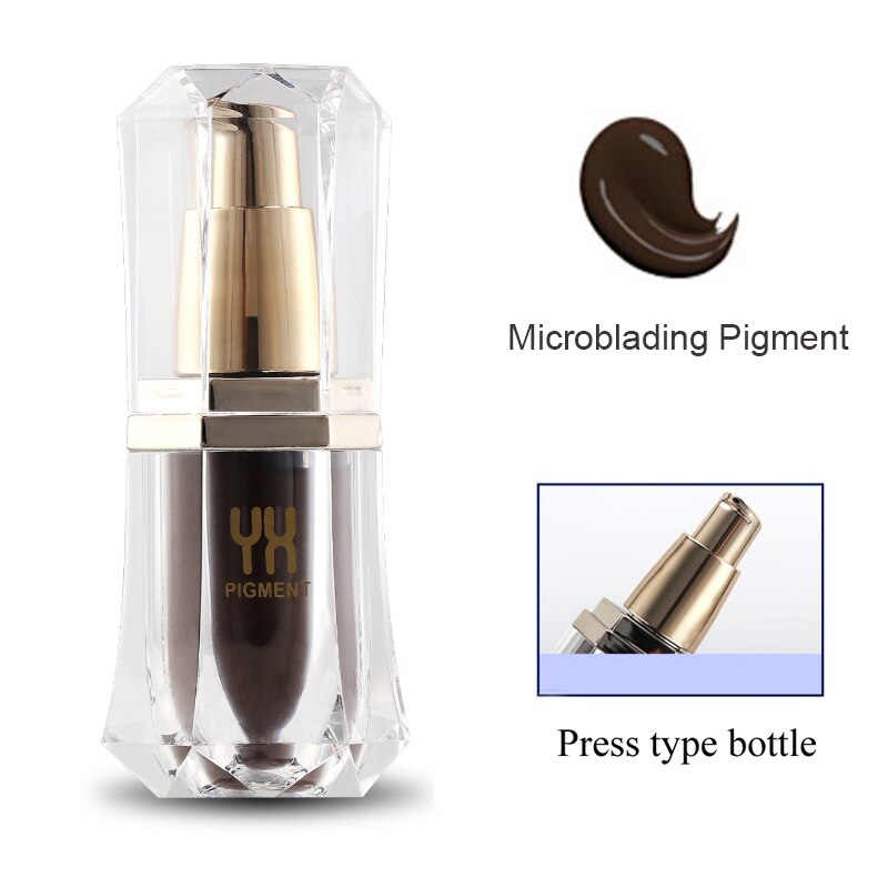 Professional Micro Pigment Organic Microblading Pigment Paste for Permanent Makeup Eyebrow/Lip Cosmetic Tattoo Ink Color Supply