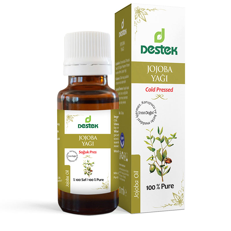 Jojoba Oil 20 ml 100% Pure Organic Plant Oils Essential Oils Natural Oils Aromatherapy Oils Natural Vegan Herbal Health Beauty Skin Care Hair Care Body Care Skincare Haircare Bodycare Cosmetics Personal Care Natural Co
