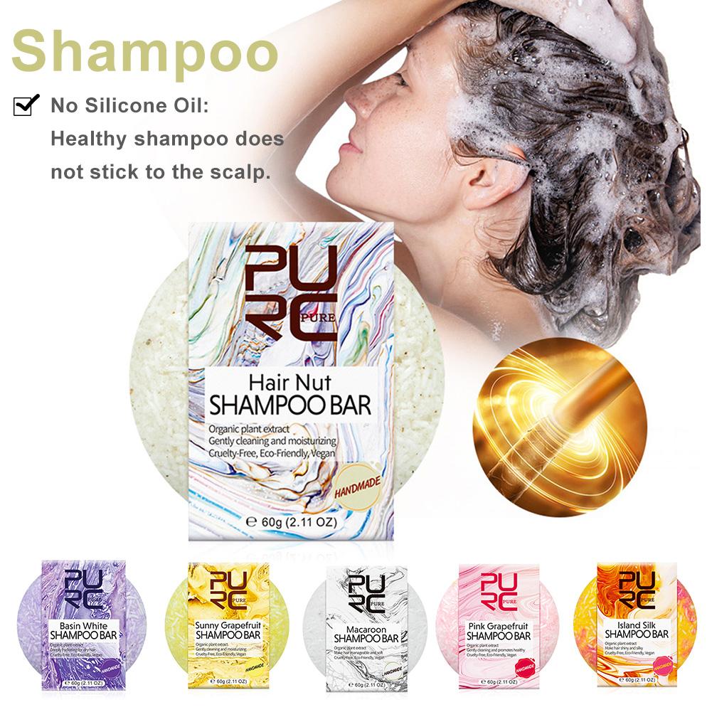 PURC Organic Polygonum Shampoo Bar 100% PURE Natural Handmade Cold Processed Hair Shampoo Soap No Chemicals Or Preservatives