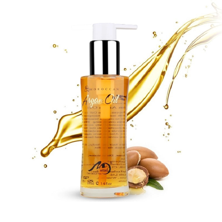 100% Natural Organic Argan Oil 100ml  Moroccan Haircare Essential Oil Nourish Scalp Reply Now Repair Hydrating Treatment