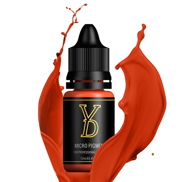 36 Colors Organic Liquid Semi Permanent Makeup Pigment For Lips