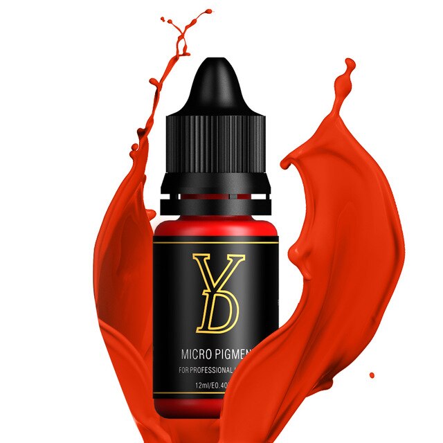 36 Colors Organic Liquid Semi Permanent Makeup Pigment For Lips