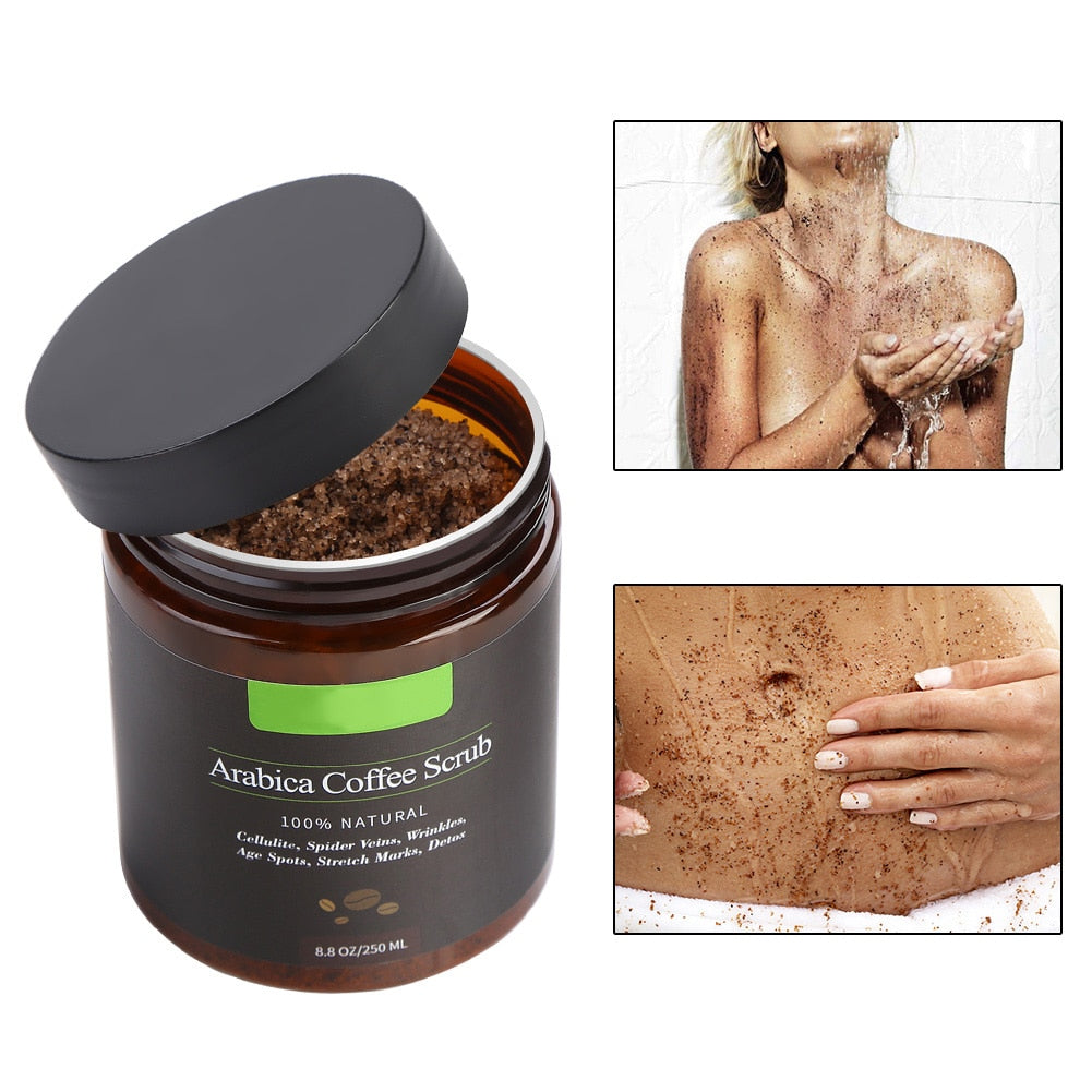 Coffee Body Scrub Coffee Exfoliating Body Scrub Natural Bath Salt Body Scrubs Makeup Tools